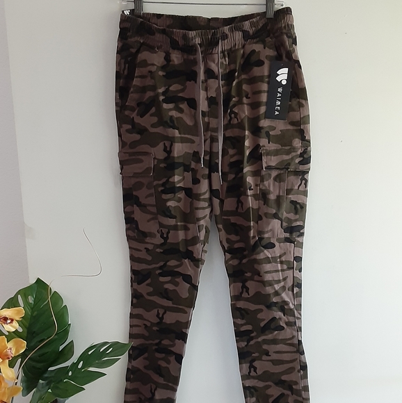 🆕️Waimea NWT Unisex Large Camouflage Jogger Pants - Picture 11 of 11